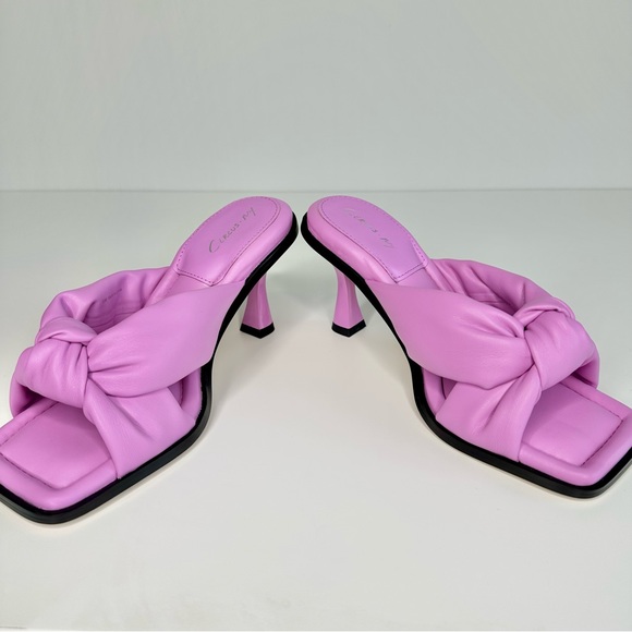 Circus Sam Edelman Sim Pink Square Toe Heel Sandal - Picture 5 of 15